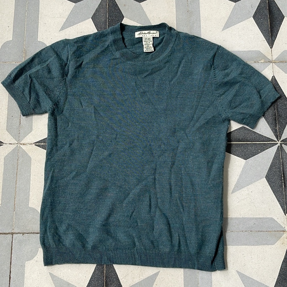Vintage Eddie Bauer 100% Merino Wool Shirt